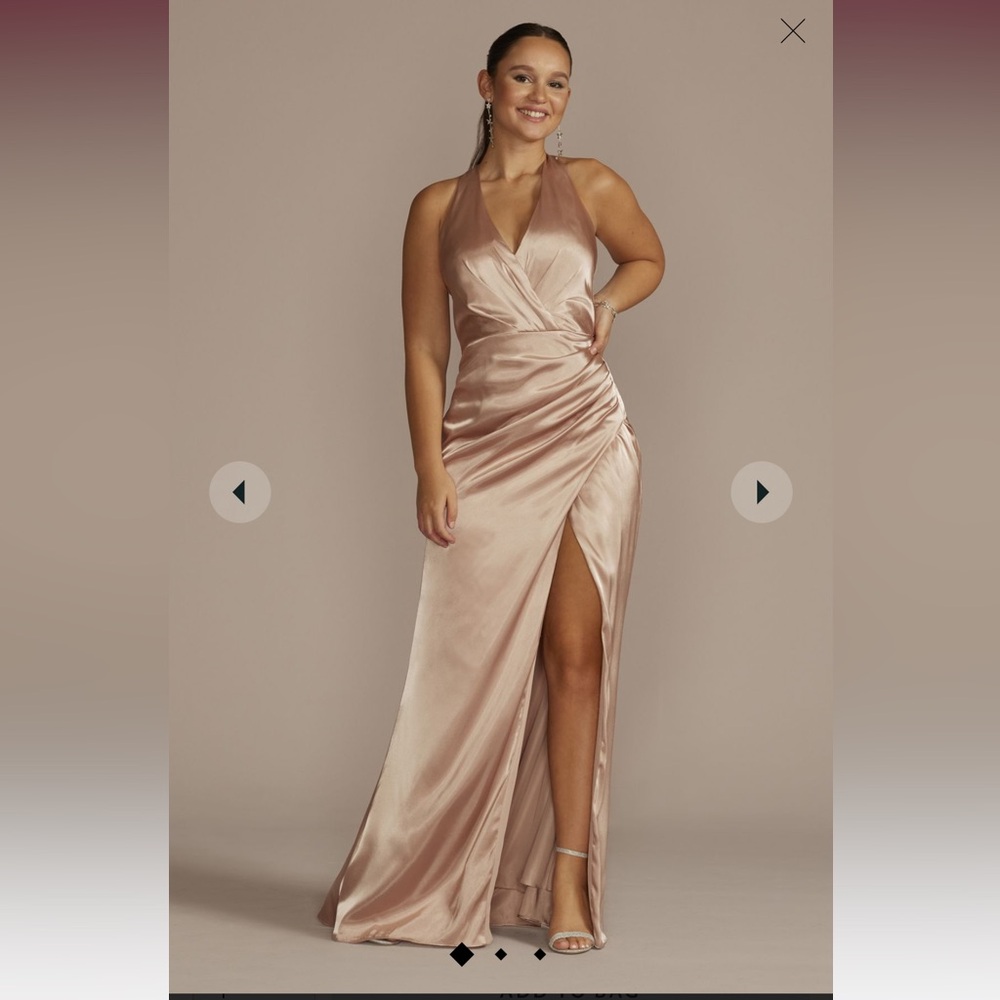 David’s Bridal Halter Dress